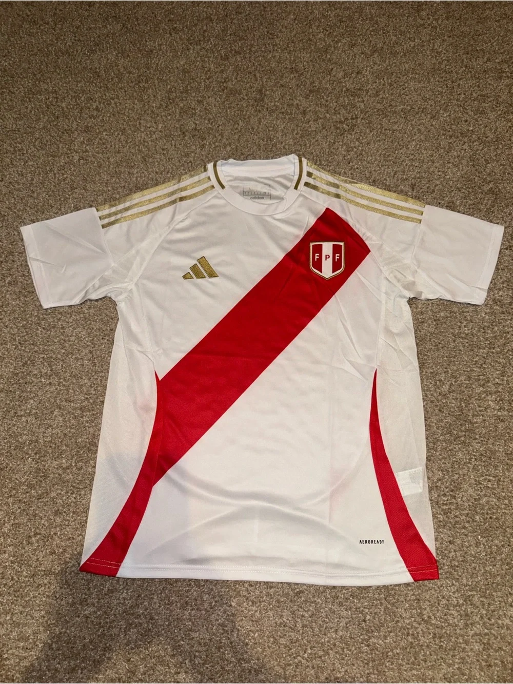Adidas Peru 2024/2025 Men’s Home Soccer Jersey🆕